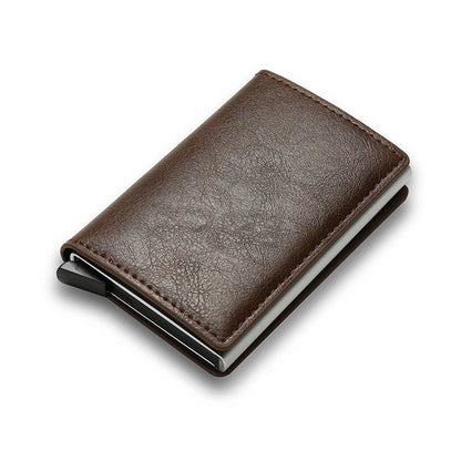 Carbon Fiber Card Holder Wallets Men RFID Black Magic Trifold Leather Slim Mini Wallet Small Money Bag Male Purses Wallet Women