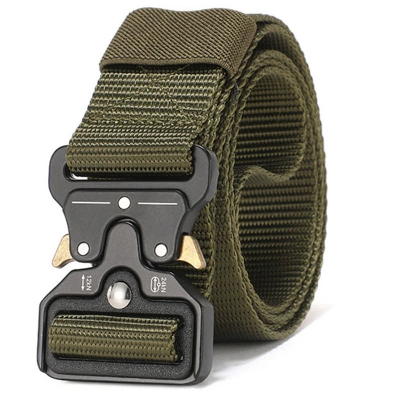 Men Belt Outdoor Hunting Tactical Belt Multi-Function Buckle Nylon Belt High Quality Marine Corps Canvas Belt Plastic Buckle