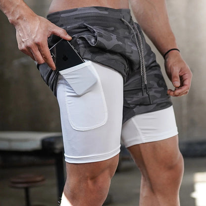 Fashion Celestia - Men's Sports Shorts with Two Layer Pockets