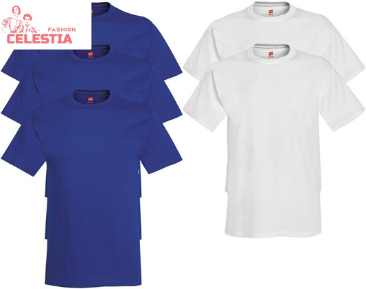Essentials Men'S T-Shirt Pack, Men'S Short Sleeve Tees, Crewneck Cotton T-Shirts for Men, Value Pack